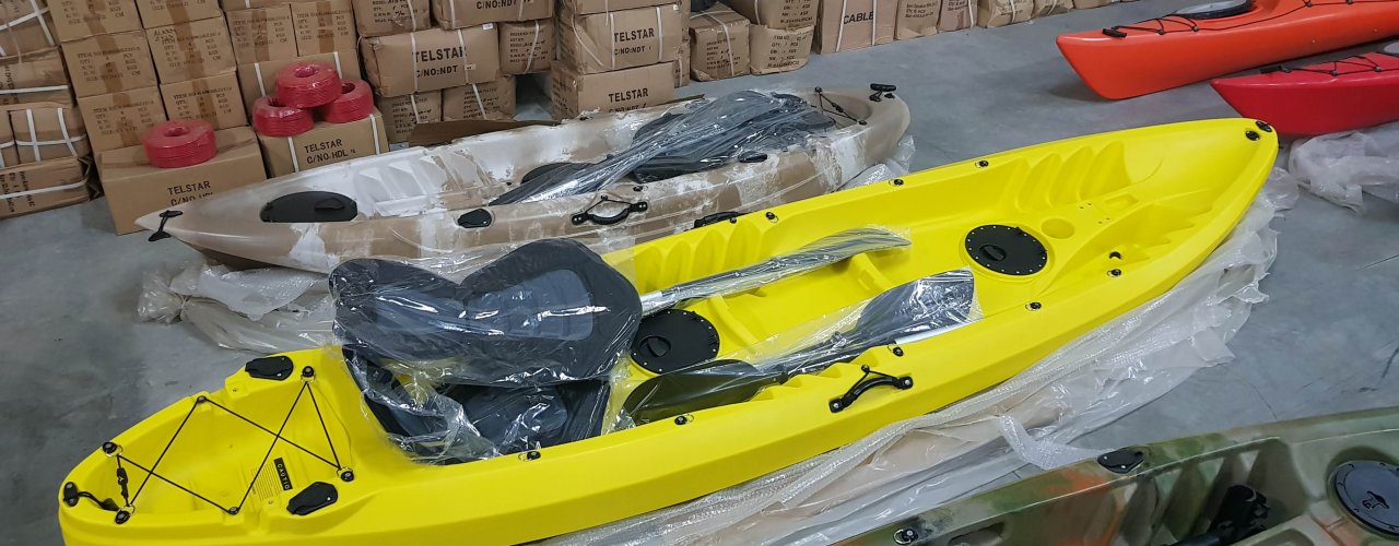 Семеен риболовен каяк 2 + 1 триместен HAPPINESS