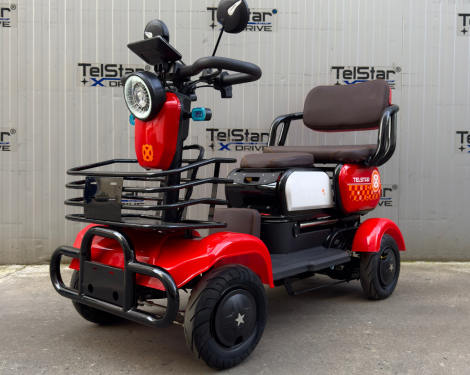 Електрическа четириколка TELSTAR Престиж 1500W 48V 23Ah триместна с нов дизайн