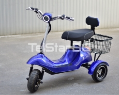 Eлектрическа триколка TS 350-1+ 48V 500W с двойна седалка с облегалка снимка 21