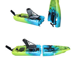 Трисекционен сгъваем риболовен и туристически каяк с двойна педална система CROON 2 снимка 261