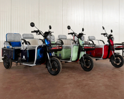 Двуместна електрическа триколка 005 с карго отделение 1500W 60V 23Ah снимка 294